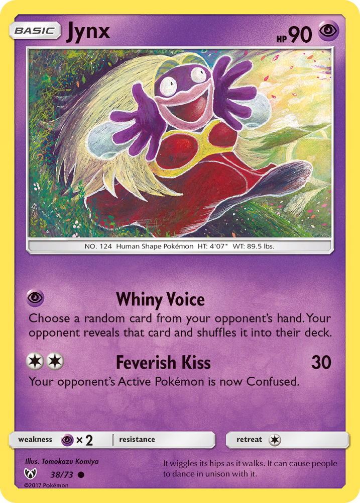 Pokemon | Jynx (38/73) [Sun & Moon: Shining Legends] | The Nerd Merchant