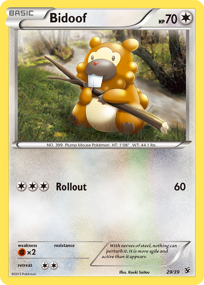 Pokemon| Bidoof (29/39) [XY: Kalos Starter Set] | The Nerd Merchant
