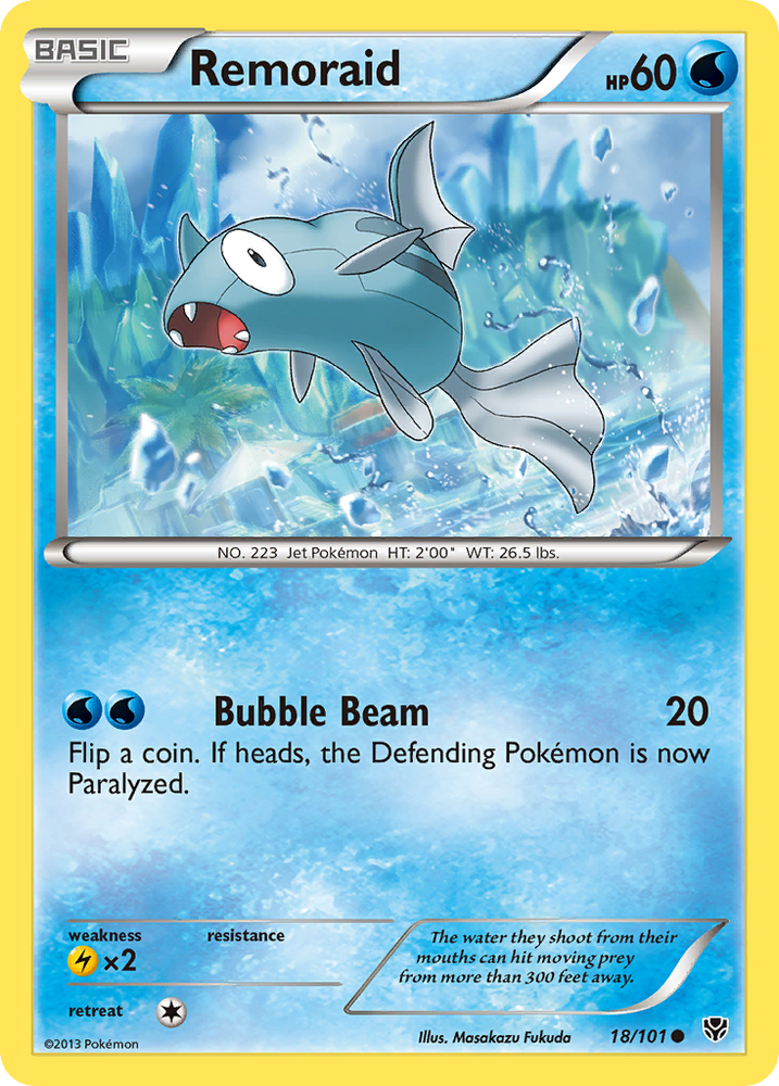 Pokemon | Remoraid (18/101) [Black & White: Plasma Blast] | The Nerd Merchant