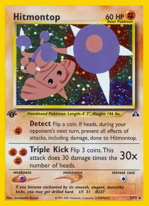Pokemon | Hitmontop (3/75) [Neo Discovery 1st Edition] | The Nerd Merchant