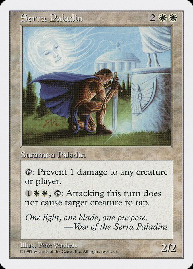 Magic | Serra Paladin [Fifth Edition] | The Nerd Merchant