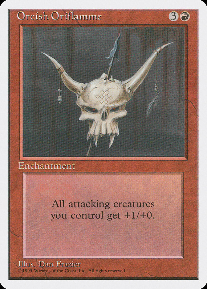 Magic | Orcish Oriflamme [Fourth Edition] | The Nerd Merchant
