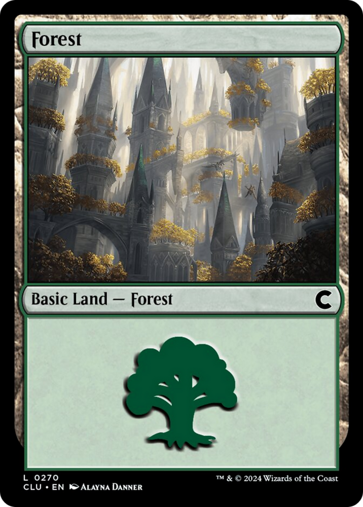 Magic | Forest (0270) [Ravnica: Clue Edition] | The Nerd Merchant