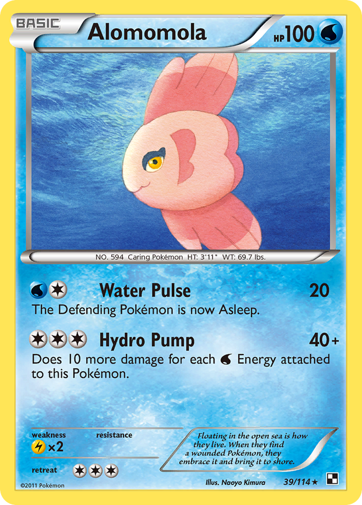 Pokemon | Alomomola (39/114) [Black & White: Base Set] | The Nerd Merchant