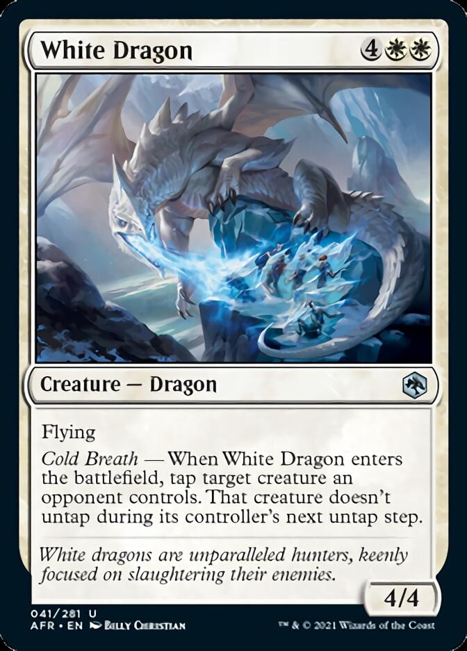 Magic | White Dragon [Dungeons & Dragons: Adventures in the Forgotten Realms] | The Nerd Merchant
