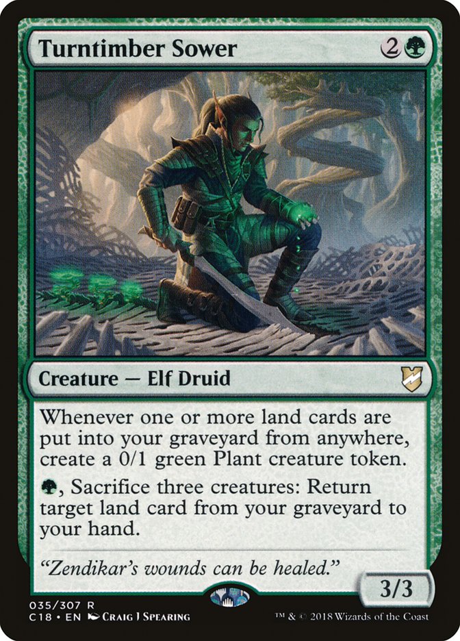 Magic | Turntimber Sower [Commander 2018] | The Nerd Merchant
