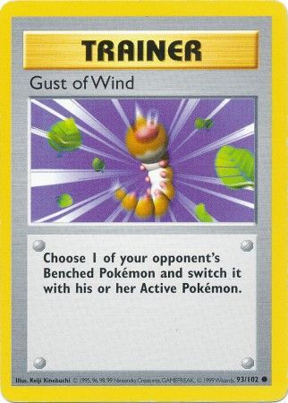 Pokemon | Gust of Wind (93/102) [Base Set Shadowless Unlimited] | The Nerd Merchant