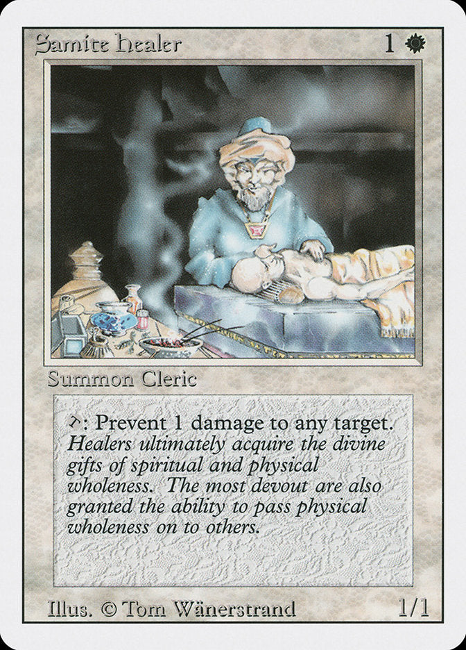 Magic | Samite Healer [Revised Edition] | The Nerd Merchant
