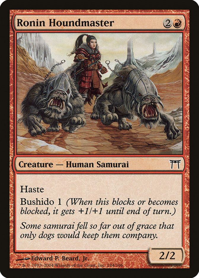 Magic | Ronin Houndmaster [Champions of Kamigawa] | The Nerd Merchant