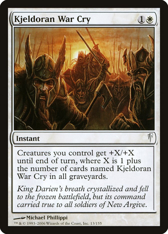 Magic | Kjeldoran War Cry [Coldsnap] | The Nerd Merchant