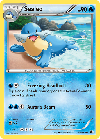 Pokemon | Sealeo (47/160) [XY: Primal Clash] | The Nerd Merchant