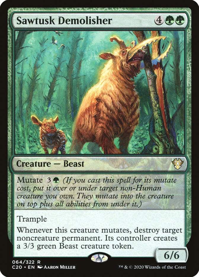Magic | Sawtusk Demolisher [Commander 2020] | The Nerd Merchant