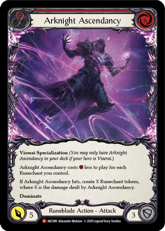 Flesh and Blood TCG | Arknight Ascendancy [U-ARC080] (Arcane Rising Unlimited)  Unlimited Rainbow Foil | The Nerd Merchant