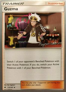 Pokemon | Guzma (115/147) (Garbanette - Magnus Pedersen) [World Championships 2018] | The Nerd Merchant