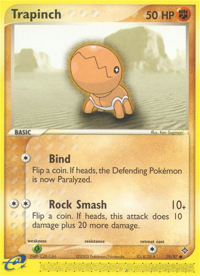 Pokemon | Trapinch (79/97) [EX: Dragon] | The Nerd Merchant