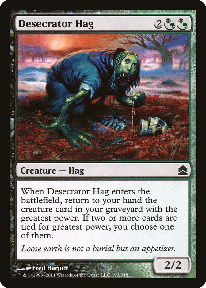 Magic | Desecrator Hag [Commander 2011] | The Nerd Merchant