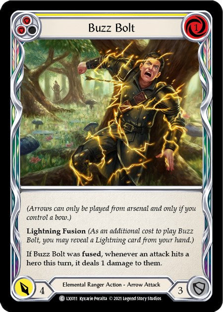 Flesh and Blood TCG | Buzz Bolt (Yellow) [LXI011] (Tales of Aria Lexi Blitz Deck)  1st Edition Normal | The Nerd Merchant