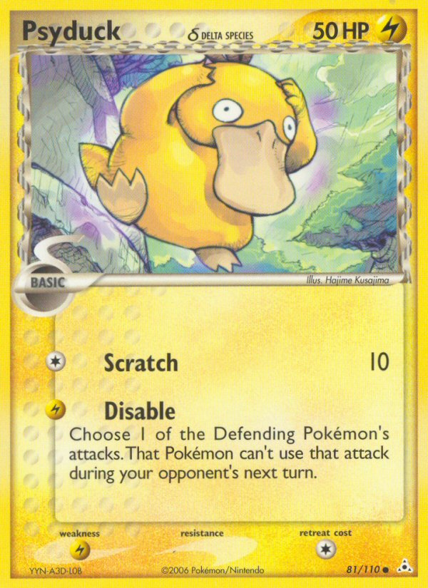 Pokemon | Psyduck (81/110) (Delta Species) [EX: Holon Phantoms] | The Nerd Merchant