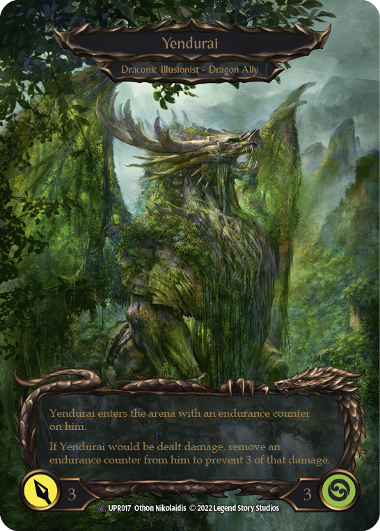 Flesh and Blood TCG | Invoke Yendurai // Yendurai (Marvel) [UPR017] (Uprising)  Cold Foil | The Nerd Merchant