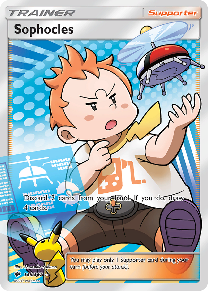 Pokemon | Sophocles (146/147) [Sun & Moon: Burning Shadows] | The Nerd Merchant