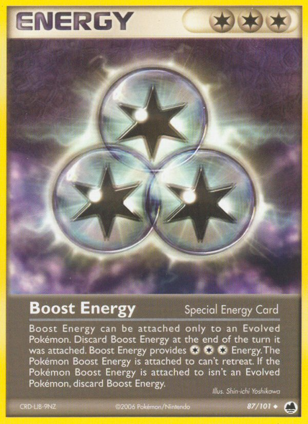 Pokemon | Boost Energy (87/101) [EX: Dragon Frontiers] | The Nerd Merchant