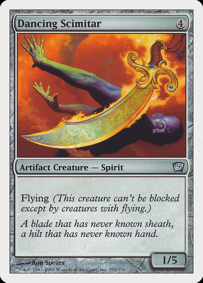 Magic | Dancing Scimitar [Ninth Edition] | The Nerd Merchant