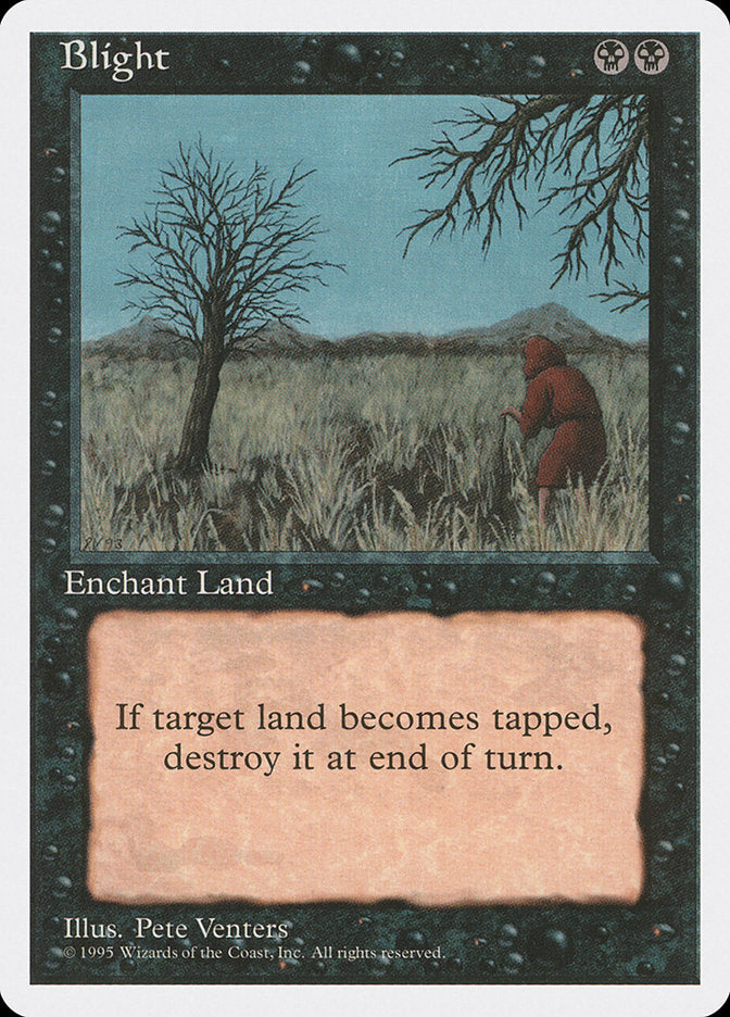 Magic | Blight [Fourth Edition] | The Nerd Merchant