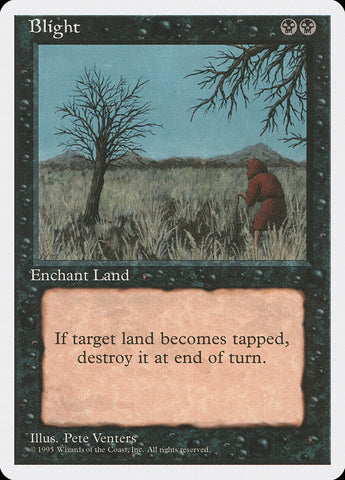 Magic | Blight [Fourth Edition] | The Nerd Merchant