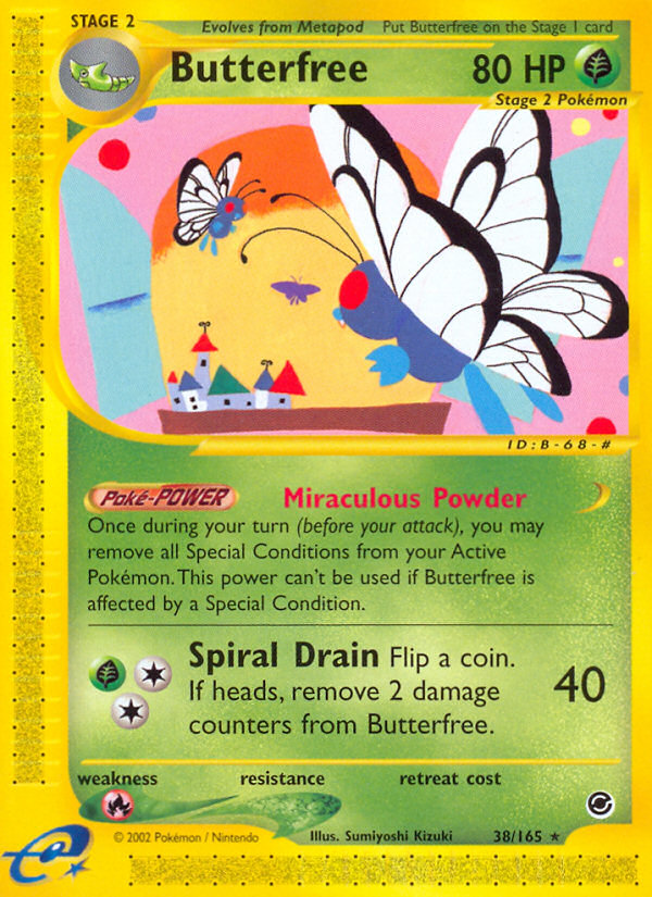 Pokemon | Butterfree (38/165) [Expedition: Base Set] | The Nerd Merchant