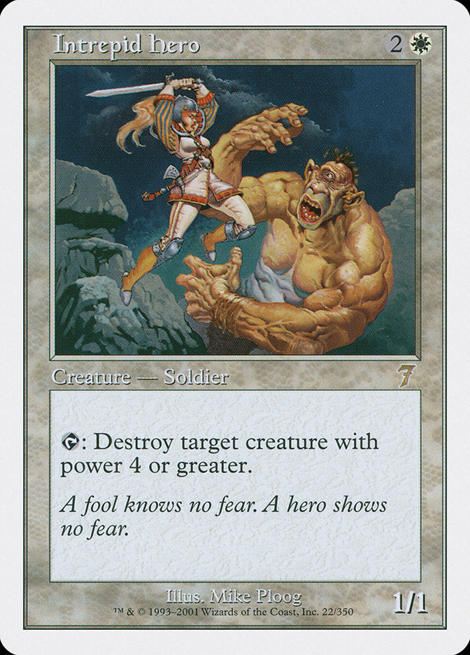 Magic | Intrepid Hero [Seventh Edition] | The Nerd Merchant