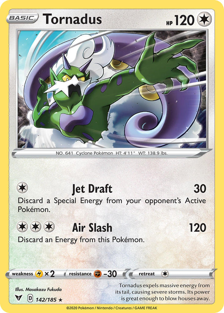 Pokemon | Tornadus (142/185) [Sword & Shield: Vivid Voltage] | The Nerd Merchant