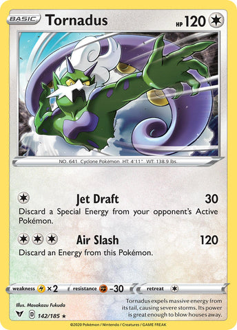 Pokemon | Tornadus (142/185) [Sword & Shield: Vivid Voltage] | The Nerd Merchant