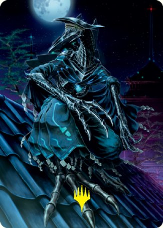 Magic | Jin-Gitaxias, Progress Tyrant Art Card (Gold-Stamped Signature) [Kamigawa: Neon Dynasty Art Series] | The Nerd Merchant