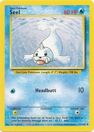 Pokemon | Seel (41/102) [Base Set Unlimited] | The Nerd Merchant