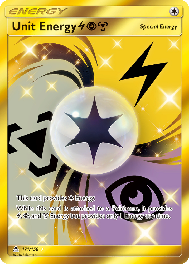 Pokemon | Unit Energy (171/156) (Lightning, Psychic, Metal) [Sun & Moon: Ultra Prism] | The Nerd Merchant