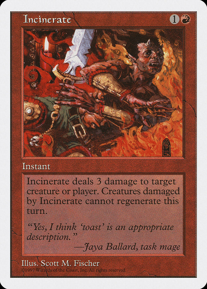 Magic | Incinerate [Fifth Edition] | The Nerd Merchant