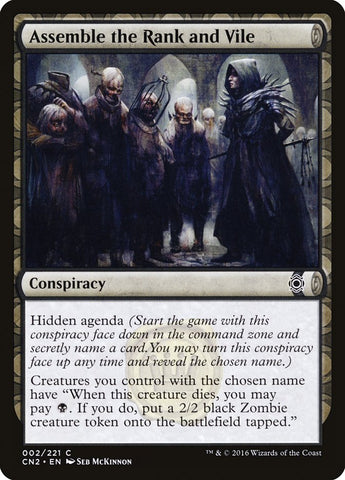 Magic | Assemble the Rank and Vile [Conspiracy: Take the Crown] | The Nerd Merchant