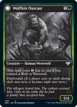 Magic | Wolfkin Outcast // Wedding Crasher [Innistrad: Double Feature] | The Nerd Merchant