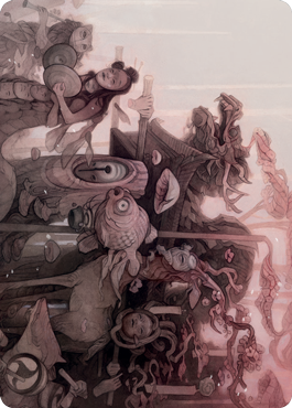 Magic | March of Burgeoning Life Art Card [Kamigawa: Neon Dynasty Art Series] | The Nerd Merchant