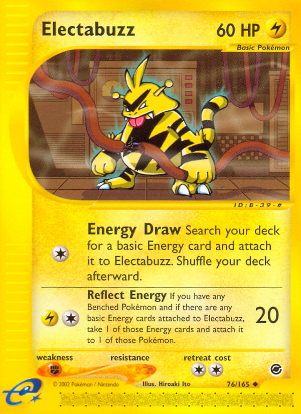 Pokemon | Electabuzz (76/165) [Expedition: Base Set] | The Nerd Merchant