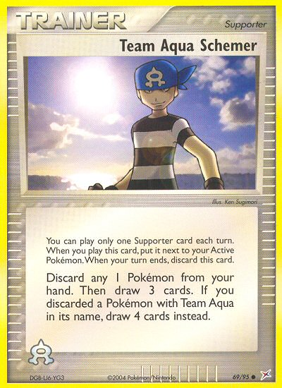 Pokemon | Team Aqua Schemer (69/95) [EX: Team Magma vs Team Aqua] | The Nerd Merchant