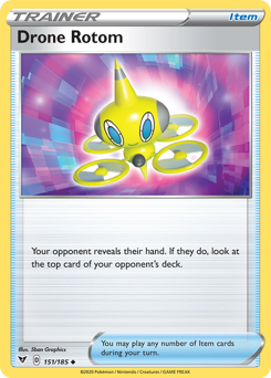 Pokemon | Drone Rotom (151/185) [Sword & Shield: Vivid Voltage] | The Nerd Merchant