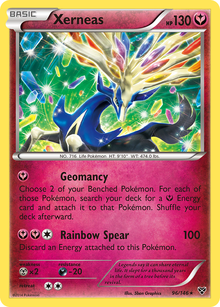 Pokemon | Xerneas (96/146) [XY: Base Set] | The Nerd Merchant
