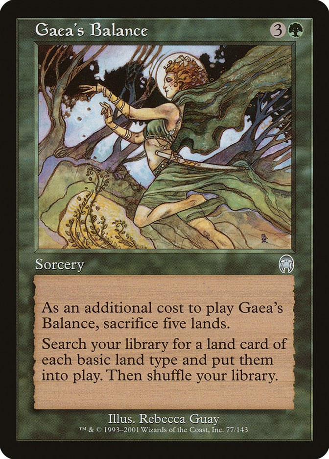 Magic | Gaea's Balance [Apocalypse] | The Nerd Merchant
