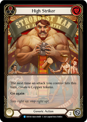 Flesh and Blood TCG | High Striker (Red) [EVR164] (Everfest)  1st Edition Extended Art Rainbow Foil | The Nerd Merchant
