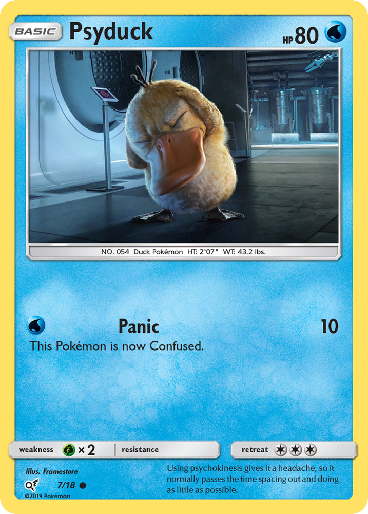 Pokemon | Psyduck (7/18) [Sun & Moon: Detective Pikachu] | The Nerd Merchant