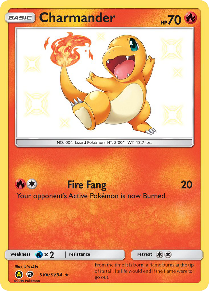 Pokemon | Charmander (SV6/SV94) [Sun & Moon: Hidden Fates - Shiny Vault] | The Nerd Merchant