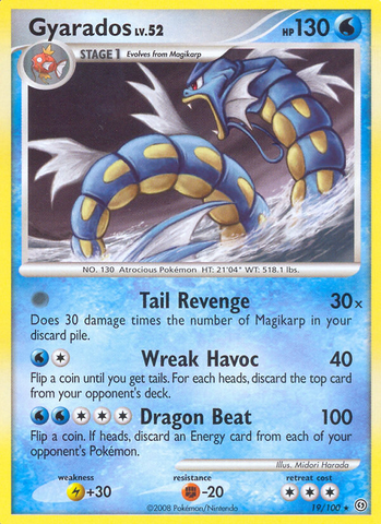 Pokemon | Gyarados (19/100) [Diamond & Pearl: Stormfront] | The Nerd Merchant