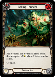 Flesh and Blood TCG | Rolling Thunder [EVR004] (Everfest)  1st Edition Rainbow Foil | The Nerd Merchant