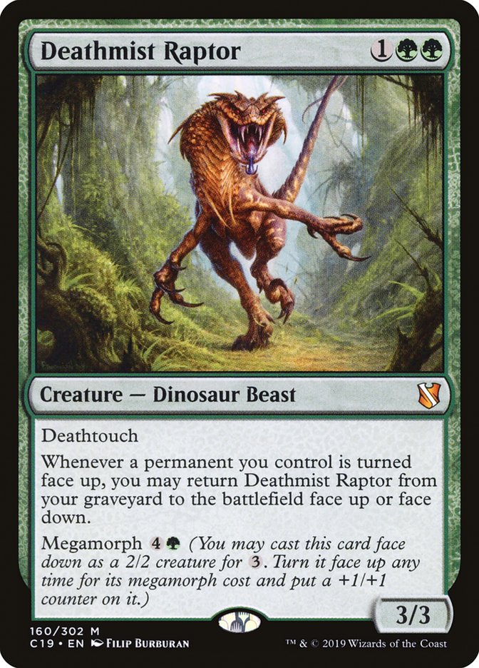 Magic | Deathmist Raptor [Commander 2019] | The Nerd Merchant